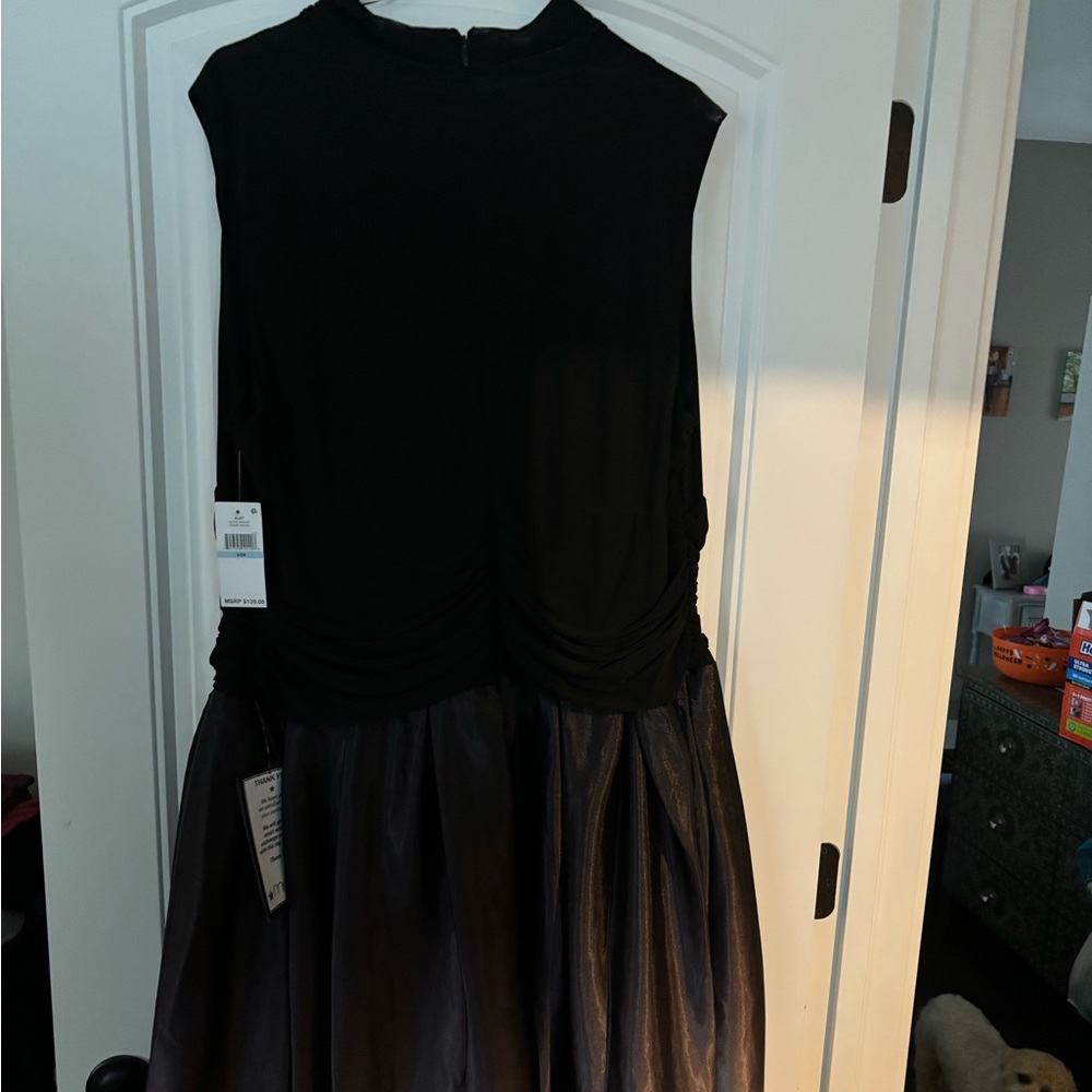 Plus Sized Sleeveless Ruched Waist Dress.  New with tags.